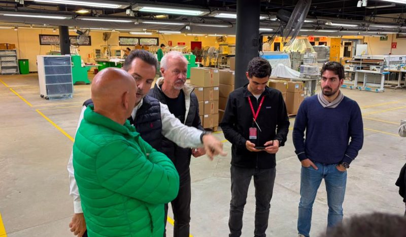 O empresário esteve acompanhado por executivos da Havan durante a agenda no Paraguai - Havan/Divulgação
