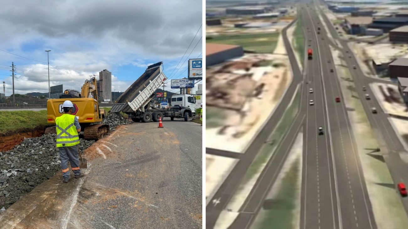 Mudança em acesso estratégico que promete desafogar a BR-101 começa a sair do papel em Balneário Camboriú