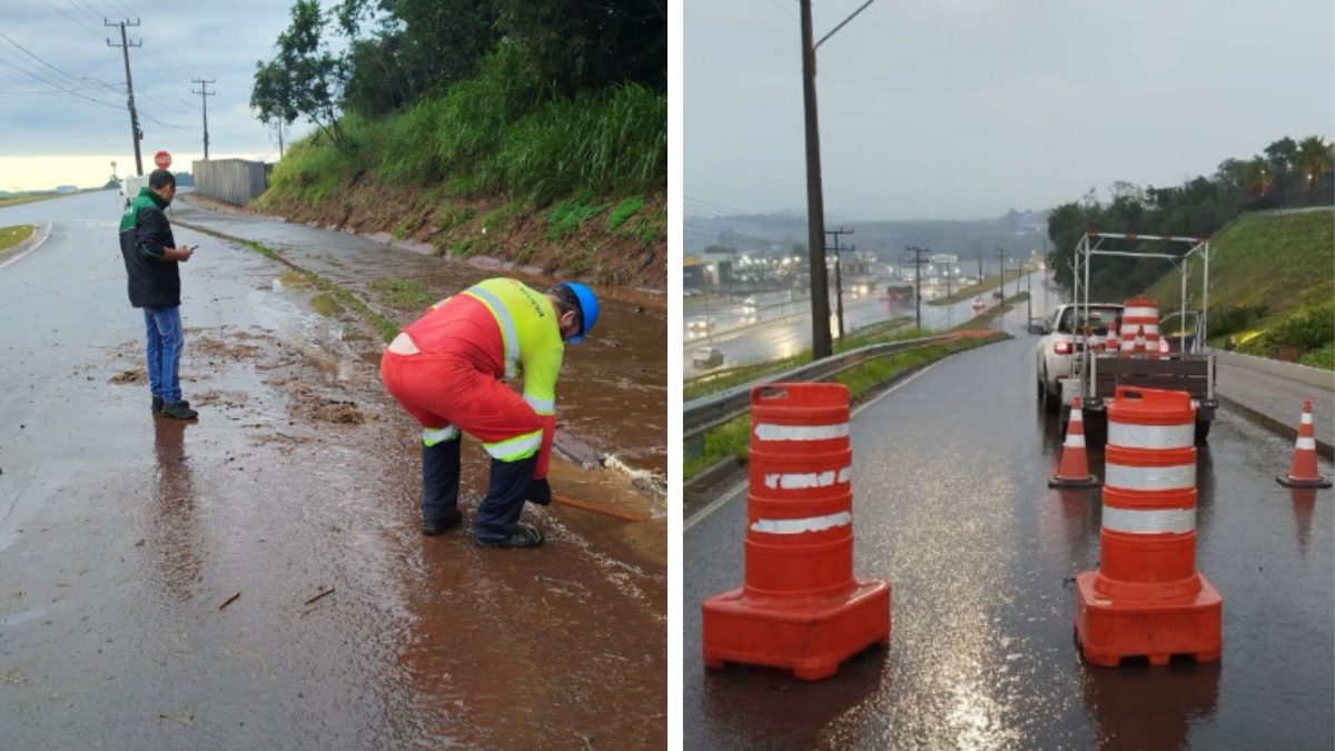 Alagamento na marginal da BR-480 em Chapecó é resolvido após intervenção do DNIT no sistema de drenagem - QTU Questões do Universo