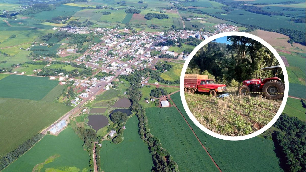 Trator se move sozinho e mata homem no interior de SC