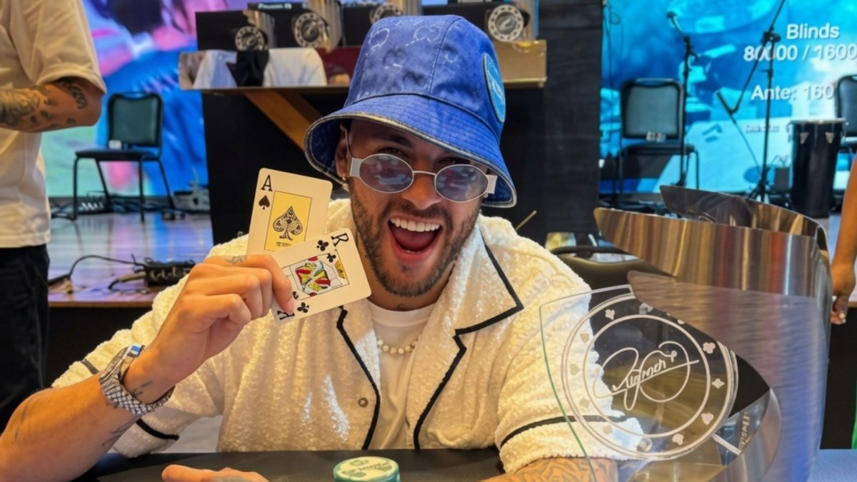 Neymar disputa torneio de pôquer nos EUA após Copa