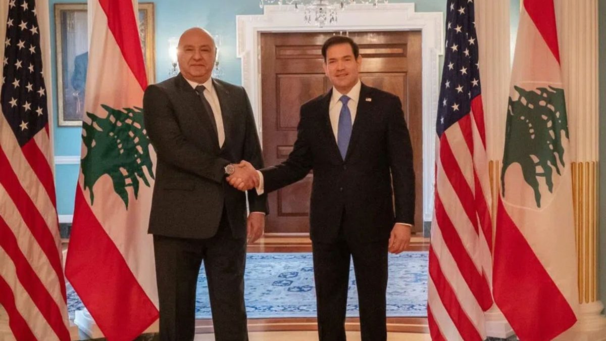 Senador Marco Rubio se reúne com líder do Líbano em Washington