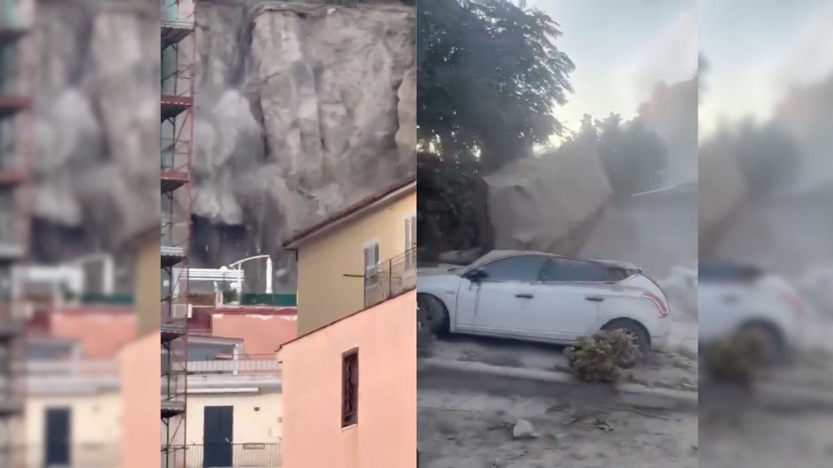 Forte terremoto de magnitude 4,7 atinge sul da Itália e imagens mostram penhasco de rocha vulcânica desmoronando - QTU Questões do Universo