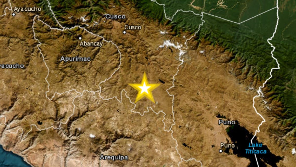 Peru registra terremoto de magnitude 5,4 na madrugada