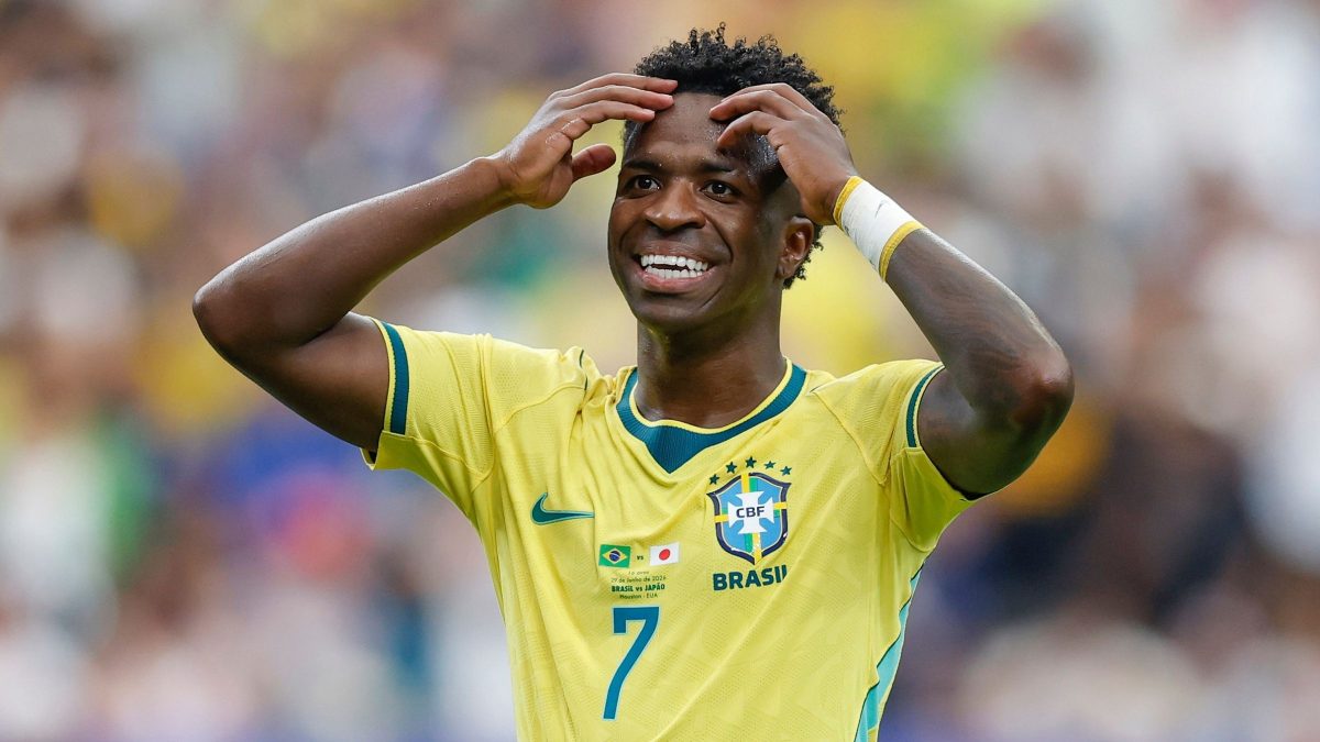 Vini Jr. nega 'pipocada' e defende Bruno Guimarães em pênalti na Copa