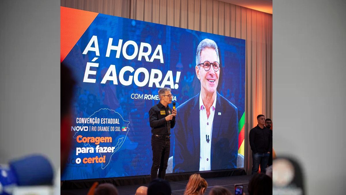Zema promete 'choque' contra gastos e facções em evento do NOVO