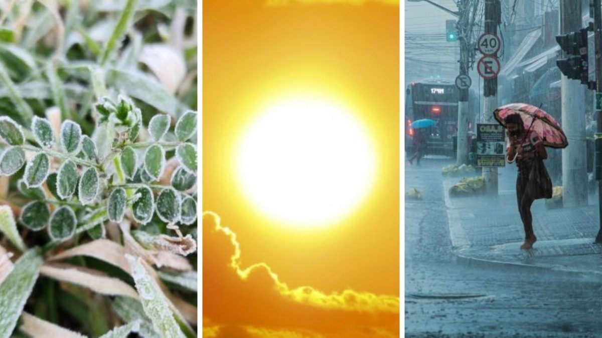 Semana começa com termômetros marcando -9,1°C, mas onda de calor de até 30°C antecede