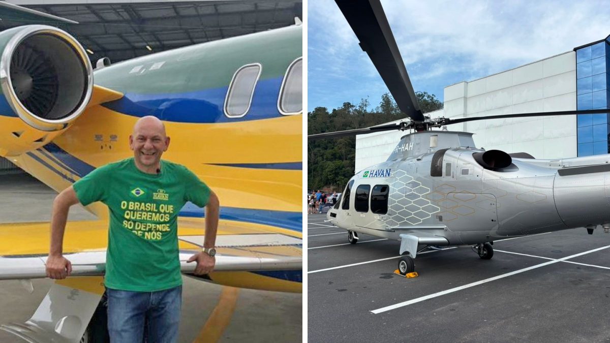 Frota aérea de Luciano Hang vale R$ 500 milhões