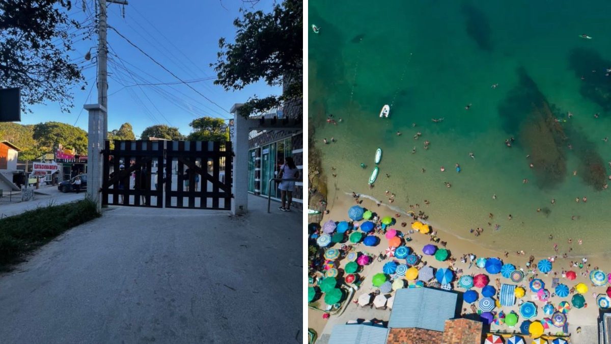Como é a praia paradisíaca de águas cristalinas que Justiça mandou retirar portão em SC - QTU Questões do Universo