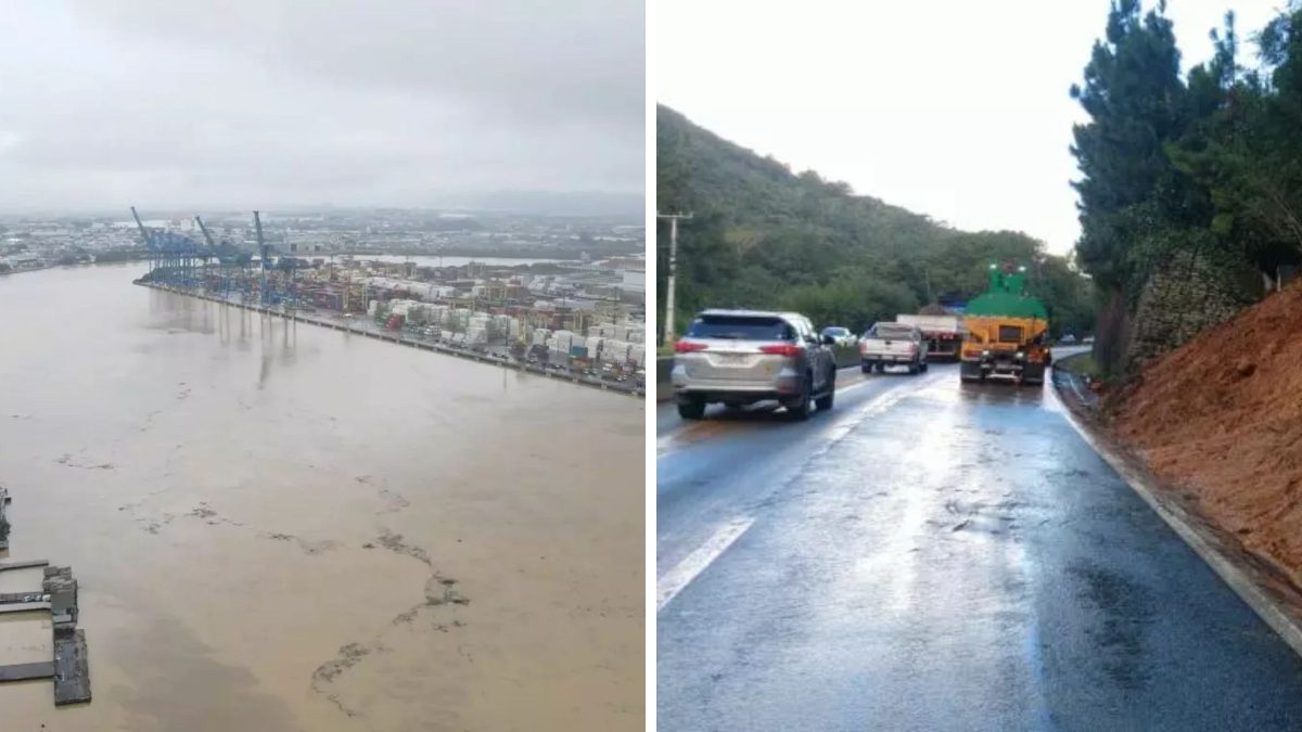 Com Porto e BR-101 sob risco de alagamentos, Itajaí faz plano de contingência para conter