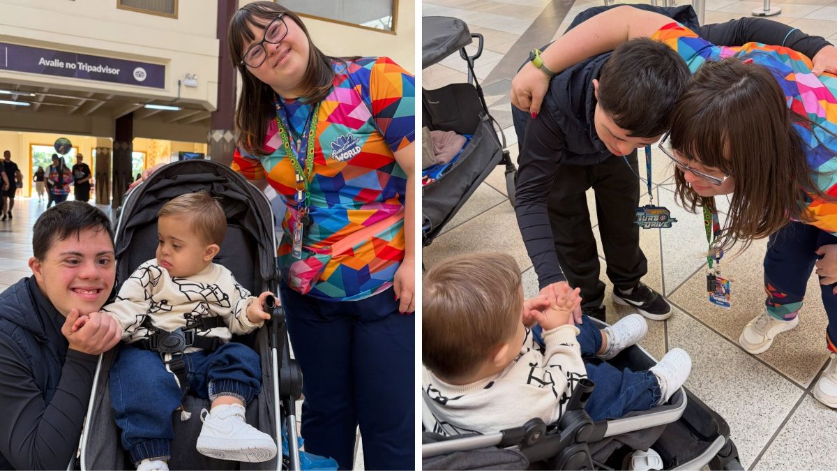 ‘Ele é igual a gente’: encontro entre bebê com síndrome de Down e funcionários do Beto Carrero emociona web - QTU Questões do Universo