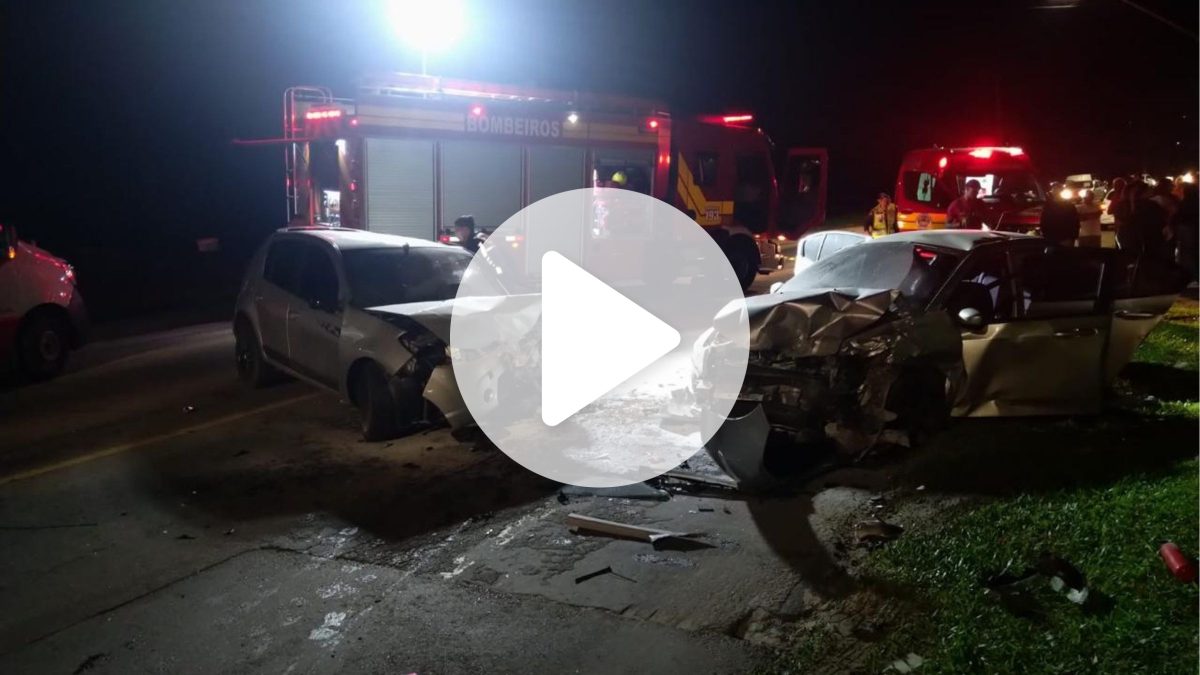 Idoso de 62 anos morre em acidente de trânsito em rodovia de SC; outras cinco pessoas