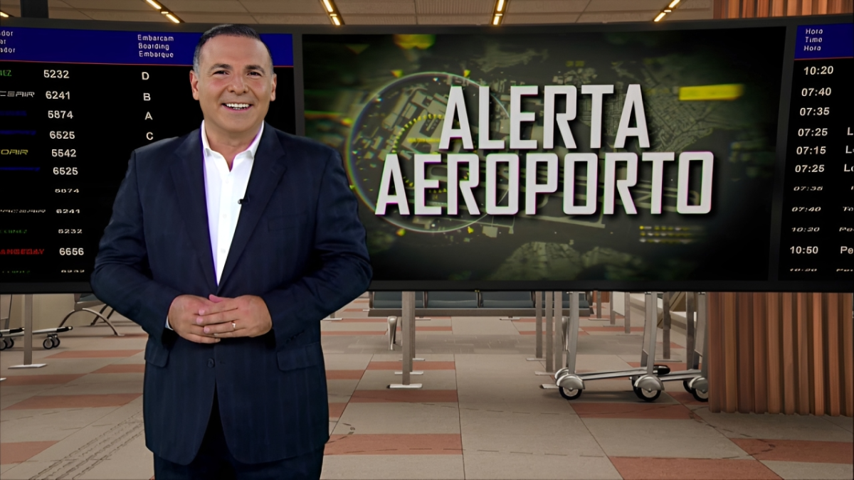 Bastidores do Alerta Aeroporto com Gottino