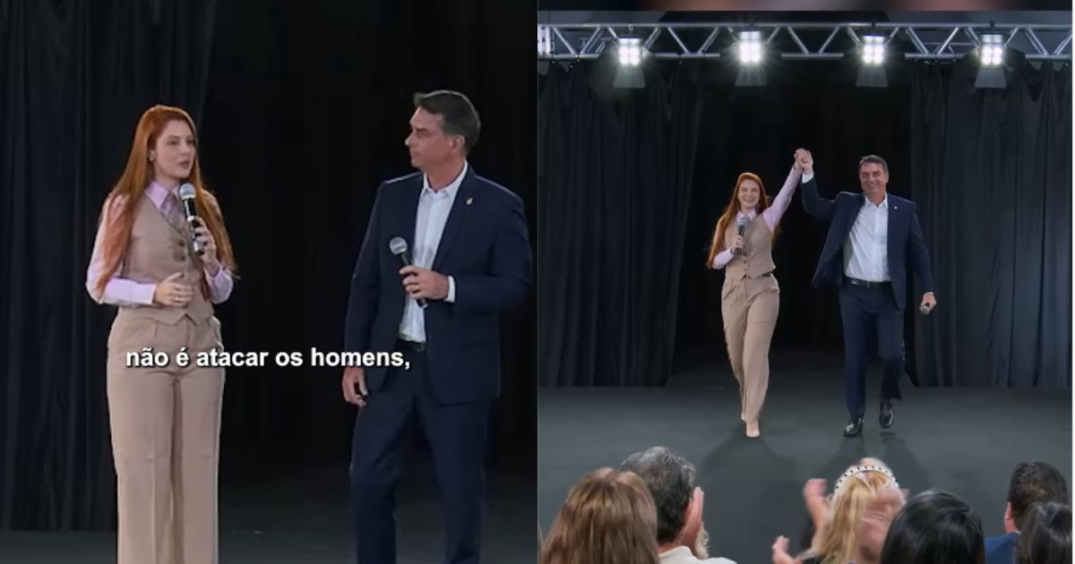 Tensão entre Ana Campagnolo e Flávio Bolsonaro