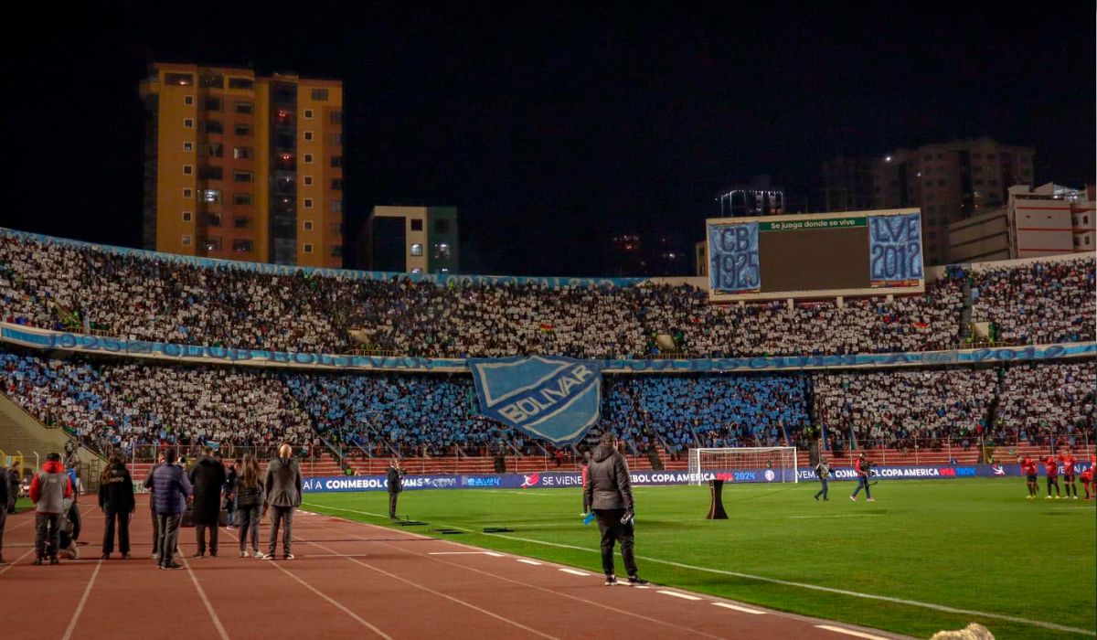 Bolívar x São Paulo será disputado no Estádio Hernando Siles, em La Paz, a 3,6 mil metros de altitudeFoto: X/Reprodução/ND Mais