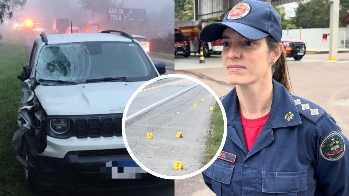 ‘Não conseguiu desviar a tempo’: motorista viu irmãos antes do atropelamento fatal na BR-470 em SC, diz bombeira - QTU Questões do Universo