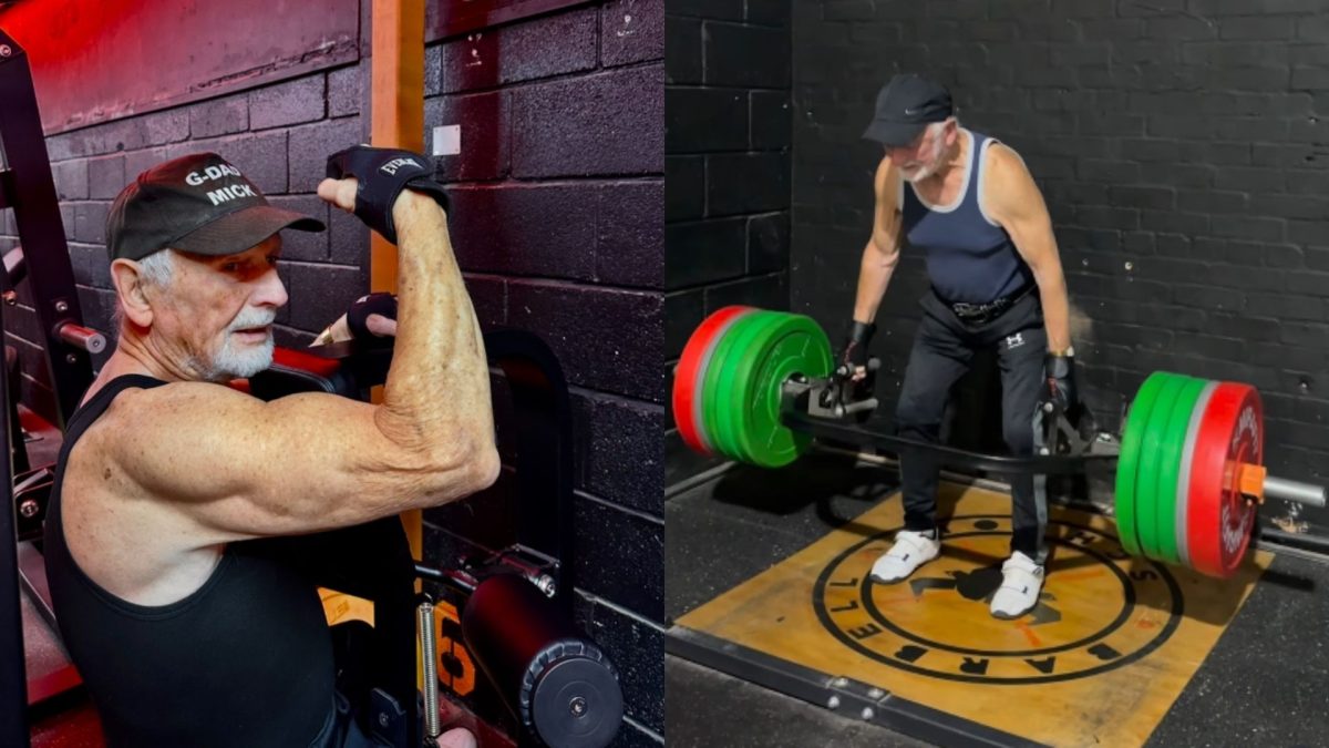 Avô de 88 anos começou a treinar com garrafas de água e chegou aos 100 kg no levantamento terra, até receber uma mensagem inesperada de Arnold Schwarzenegger - QTU Questões do Universo