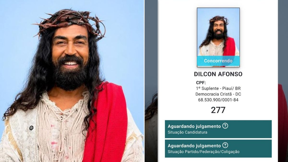 Justiça Eleitoral dá ultimato de 3 dias para candidato trocar foto em que aparece como