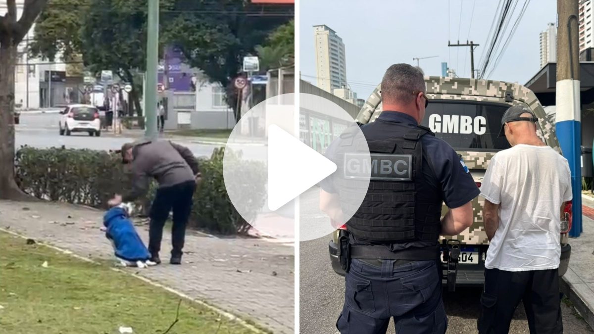 Homem que agrediu cachorro com socos e chutes é preso horas após vídeo viralizar em SC