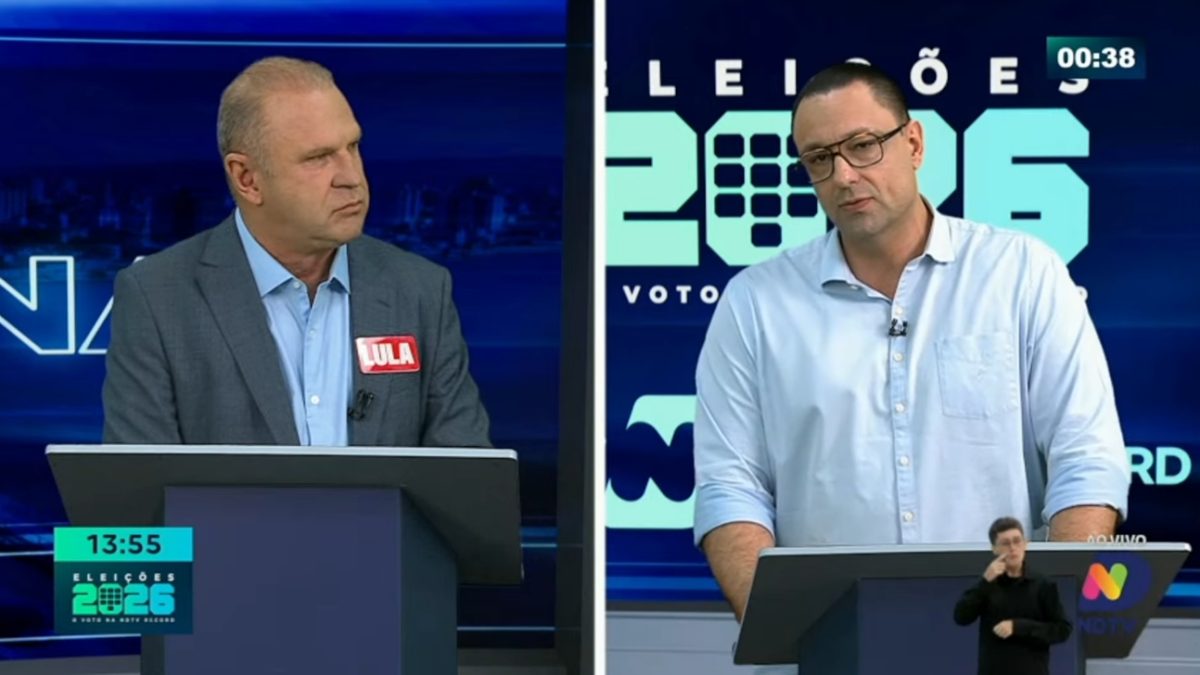 Debate para o governo de SC começa com clima quente