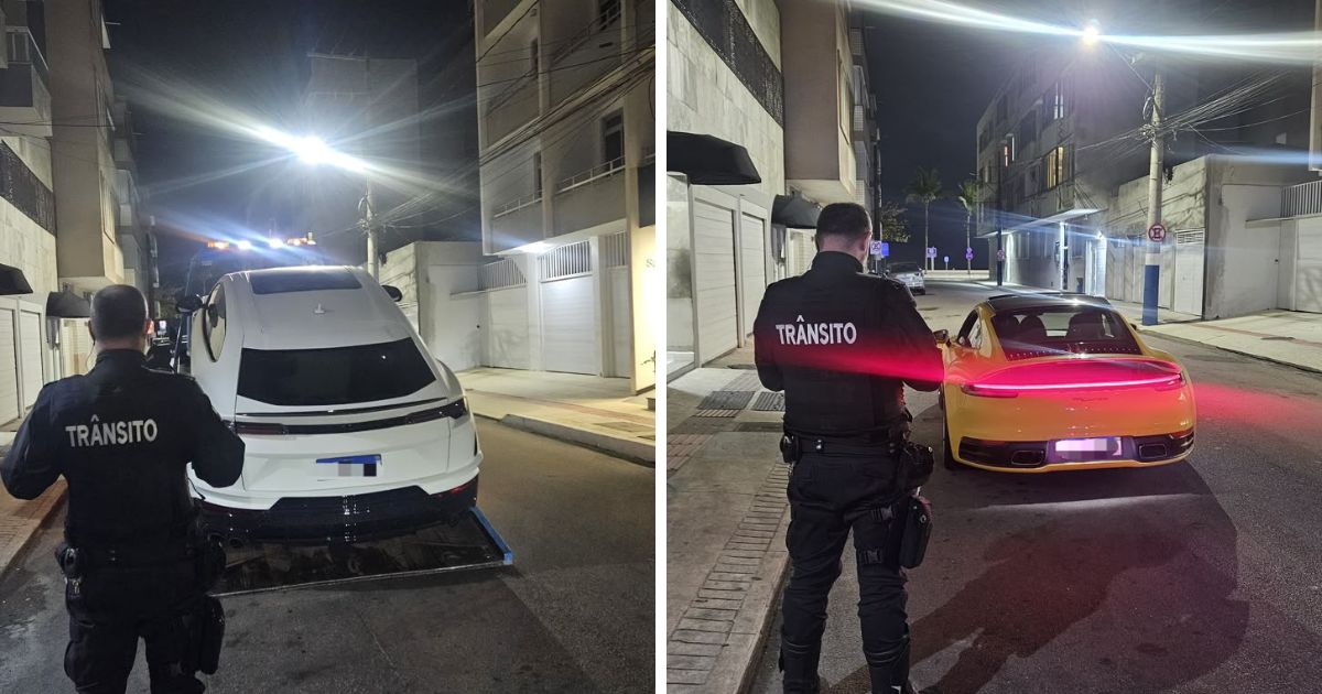 ‘Rolê’ de Lamborghini e Porsche termina em apreensão, autuações e recusa ao bafômetro em Balneário Camboriú - QTU Questões do Universo