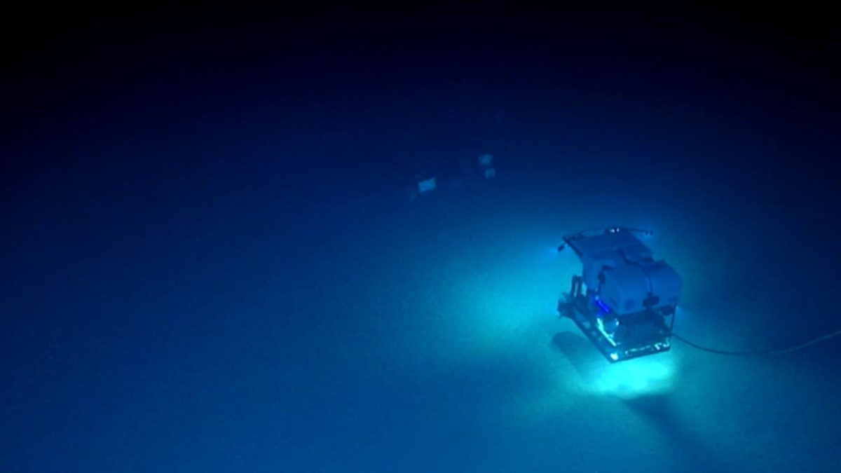 Cientistas descem 1.500 metros em busca de naufrágio e encontram máquinas de lavar no fundo do mar, que pareciam se mover em bando - QTU Questões do Universo