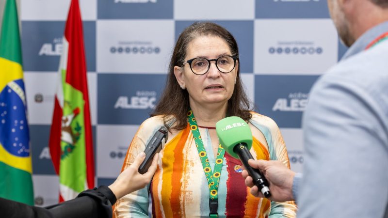 Marcia Denardin aponta o grave quadro em Santa Catarina para o diagnóstico de esclerose múltipla - Jeferson Baldo/Agência Alesc/ND Mais