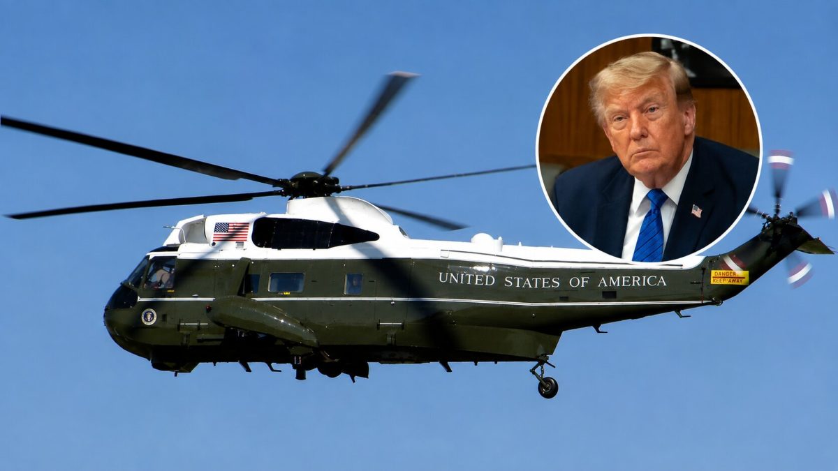 Helicóptero com Trump fica a menos de 1,3 km de avião de passageiros durante voo nos EUA, afirma jornal - QTU Questões do Universo
