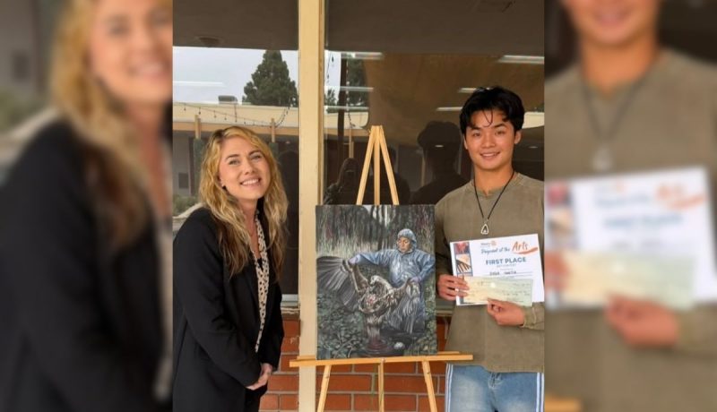 Aos 17 anos, o estudante usa a pintura para ajudar famílias a preservar lembranças de pessoas que morreram - Instagram/Reprodução/ND Mais