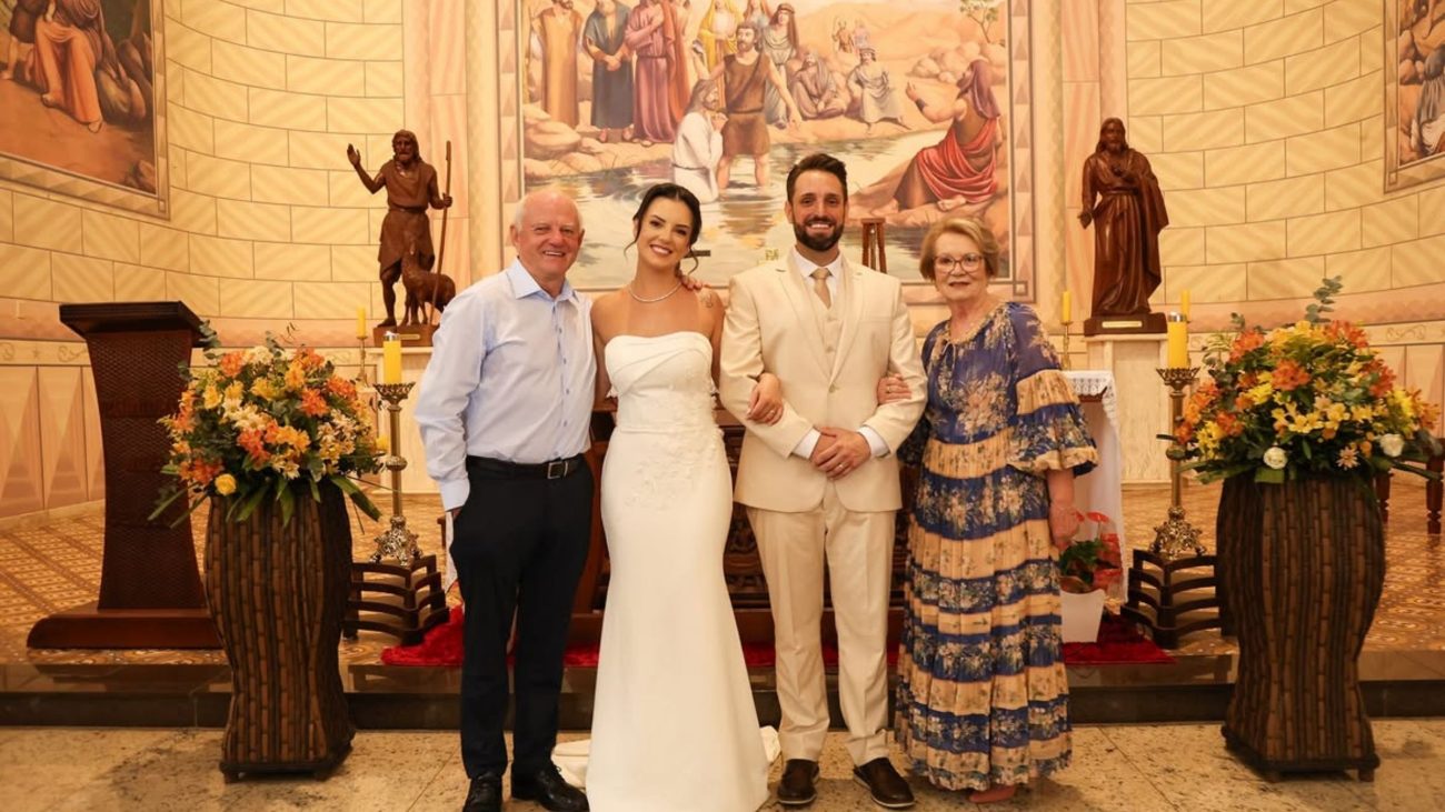 Eduardo e a neta Isadora em um registro que simboliza a união da família.Foto: Arquivo pessoal/ND Mais