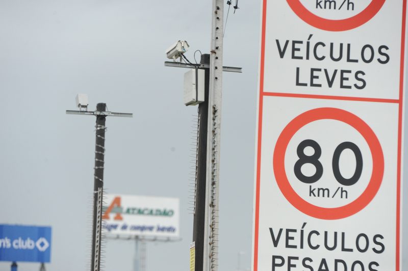 'Radar-espinho': a aposta do Dnit para conter a ação de bandidos na Via Expressa (BR-282) 2 Radar localizado na Via Expressa (BR-282) - Alan Pedro/ND
