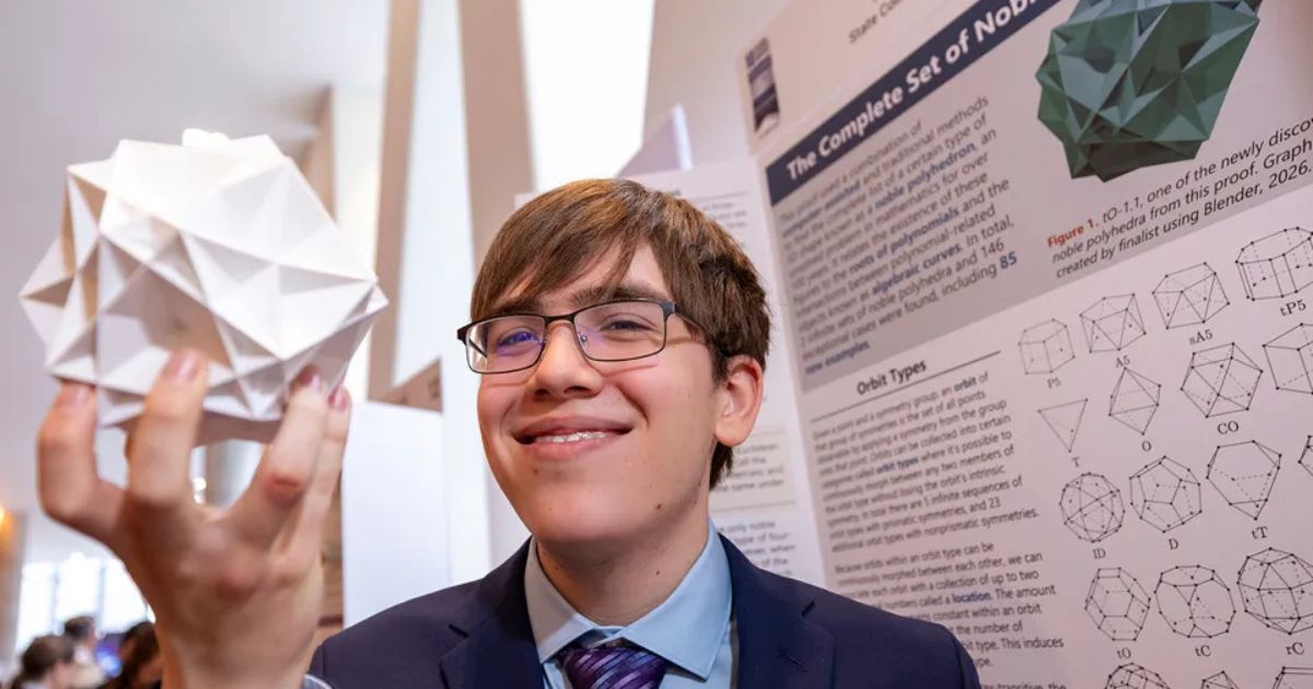 Ao investigar os mistérios da geometria, estudante de 17 anos descobre 85 formas tridimensionais nunca vistas e ganha prêmio de R$ 1,2 milhão por revelar novos poliedros - QTU Questões do Universo