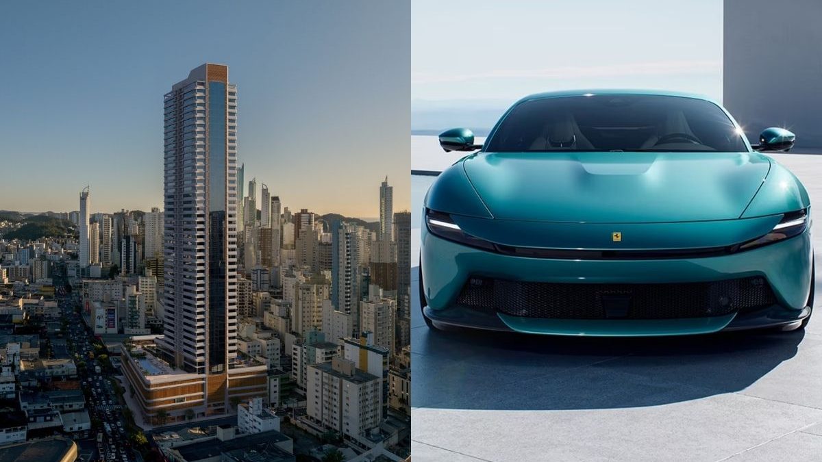 Apartamento ou Ferrari? Quantos milhões custa morar em prédio de SC assinado pelo estúdio que criou modelos icônicos da marca italiana - QTU Questões do Universo