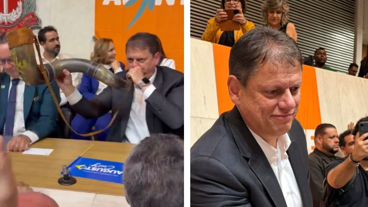 O berrante falhou! Tarcísio de Freitas tenta ‘sopro de mestre’ em convenção de Augusto Cury e paga ‘mico’ com aliados - QTU Questões do Universo