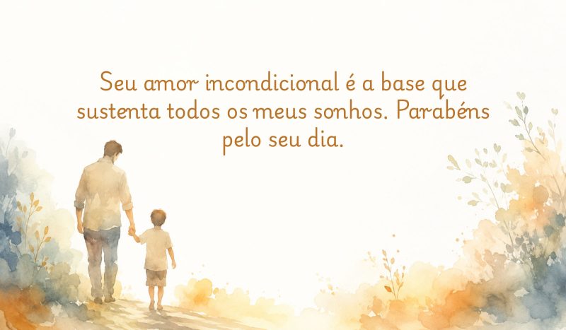 Frases de Feliz Dia dos Pais para enviar pelo WhatsApp - Canva/ND Mais