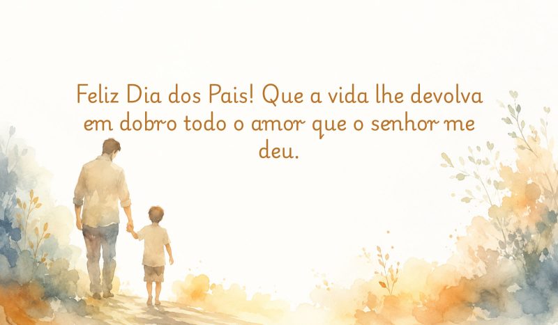 Frases de Feliz Dia dos Pais para enviar pelo WhatsApp - Canva/ND Mais