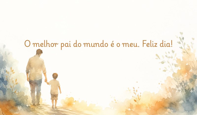Frases de Feliz Dia dos Pais para enviar pelo WhatsApp - Canva/ND Mais