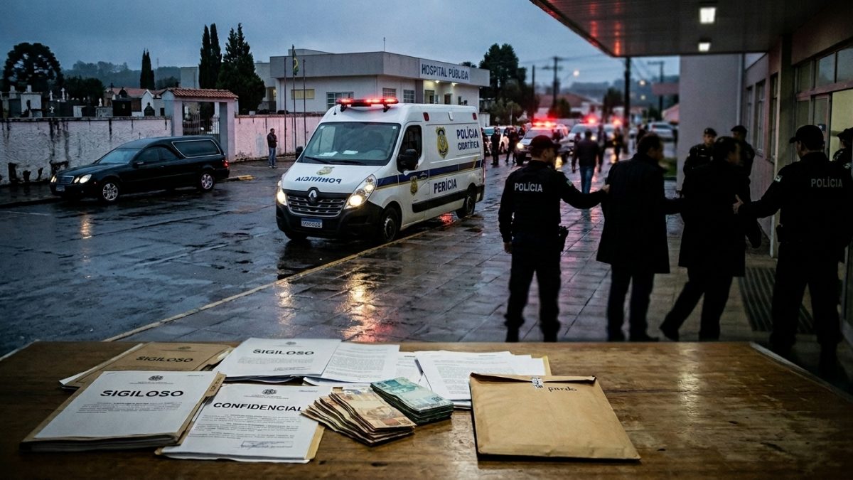 Agentes públicos são afastados por suspeita de receber propina para entregar informações sigilosas sobre mortos a funerária de SC - QTU Questões do Universo