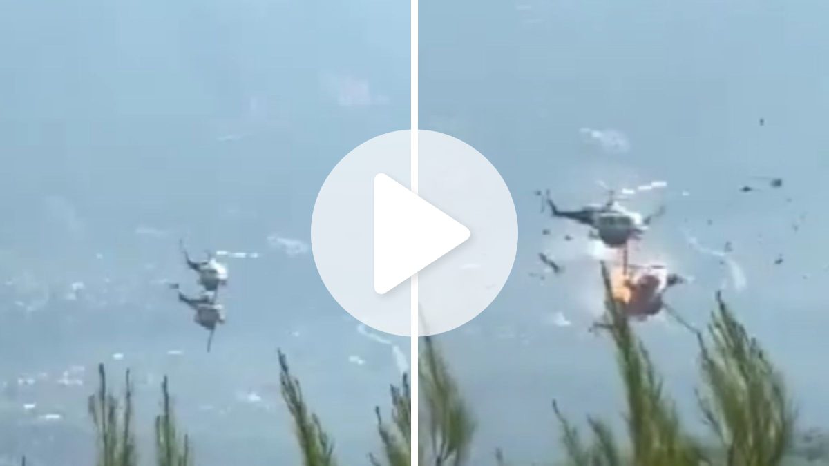 Colisão entre helicópteros durante combate a incêndios na Grécia deixa duas vítimas fatais; imagens impressionam - QTU Questões do Universo