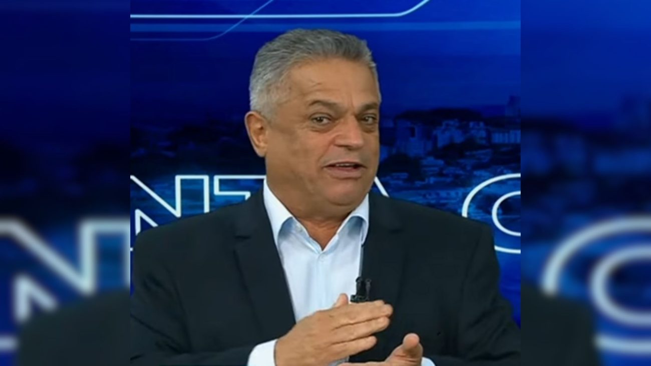 João Rodrigues (PSD) destacou o turismo de eventos em Chapecó e defendeu investimentos em infraestrutura e saneamento.Foto: NDTV RECORD/Reprodução/ND Mais