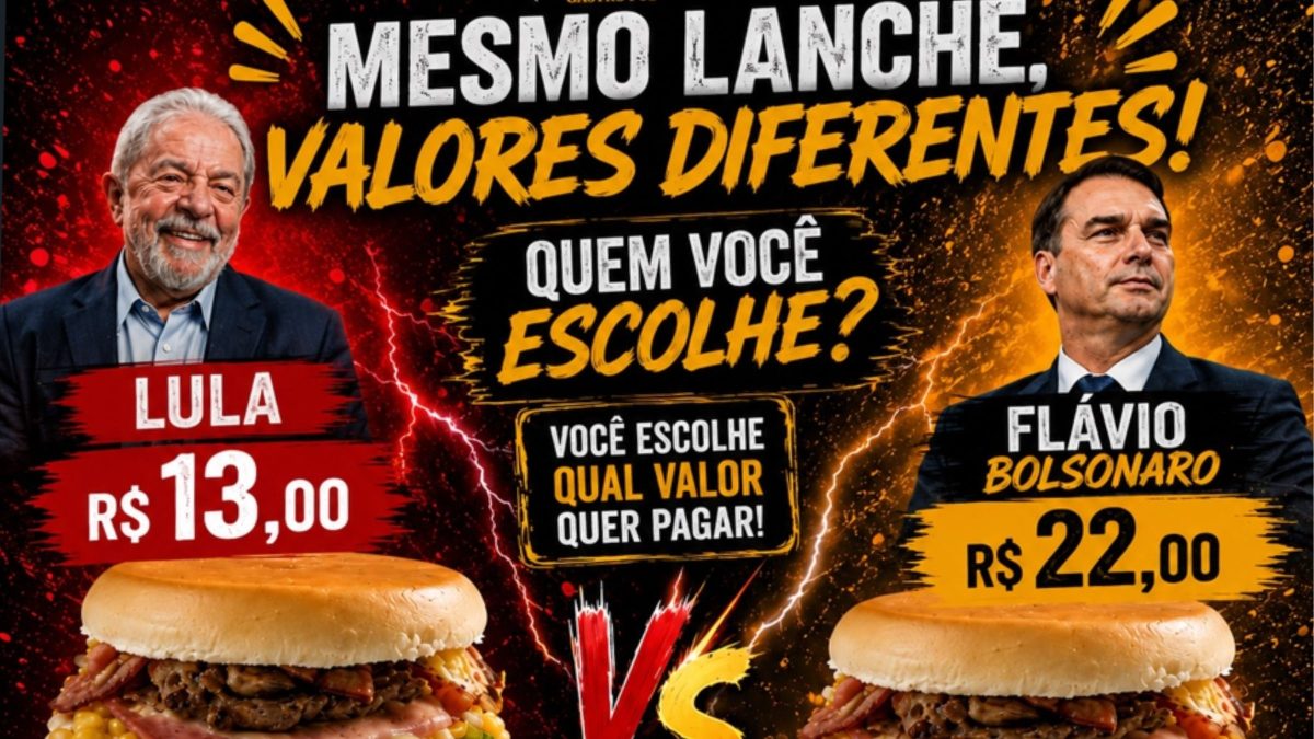 R$ 13 ou R$ 22? Lanchonete de SC lança promoção de lanche com dois preços para eleitores de Lula e Bolsonaro - QTU Questões do Universo