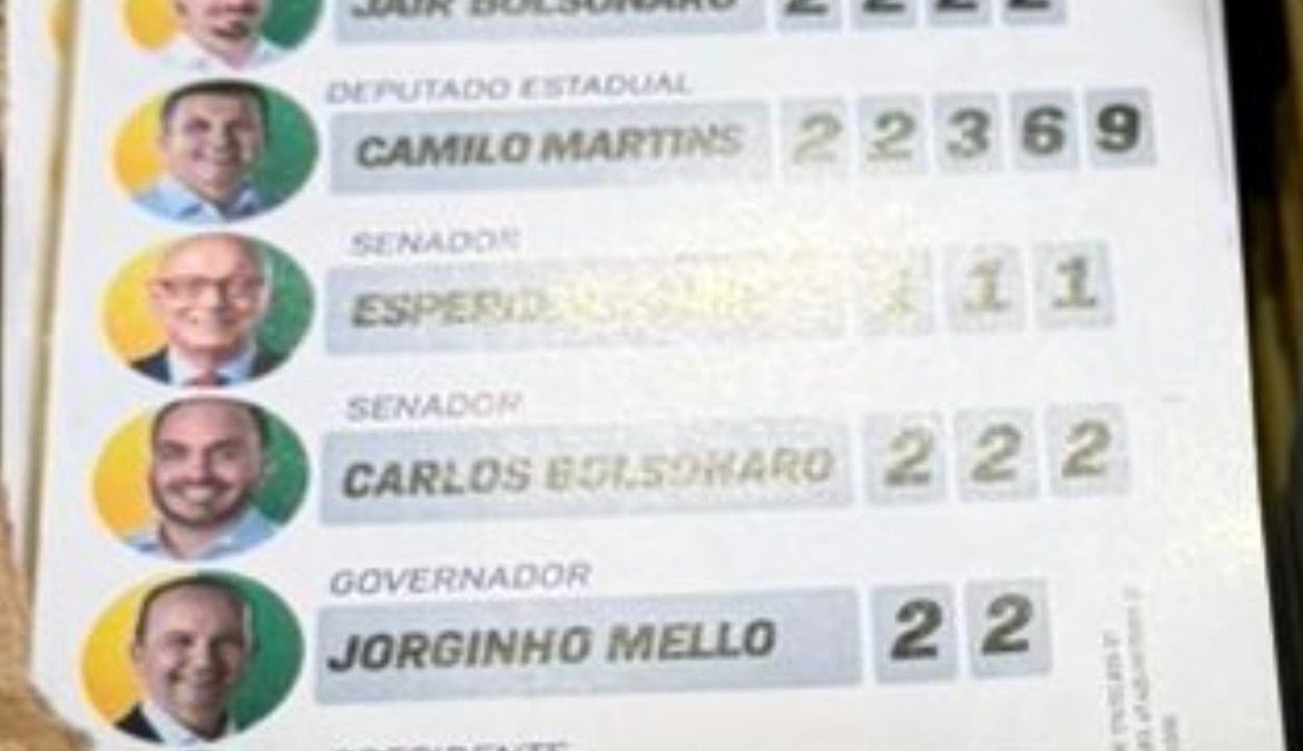 Deputado do PL troca Carol por Amin; Novo deixa Carlos Bolsonaro fora do material - QTU Questões do Universo