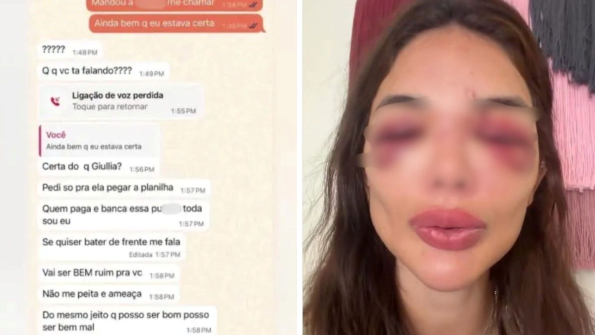 ‘Posso ser bem mau’: mensagens revelam ameaça de empresário preso após agredir esposa