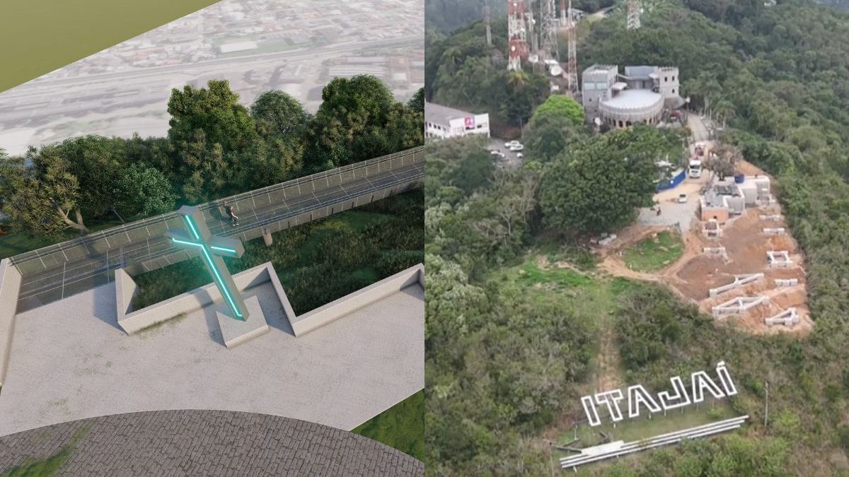 VÍDEO: Megaobra de R$ 6,9 milhões chega à reta final em cartão-postal de Itajaí e imagens