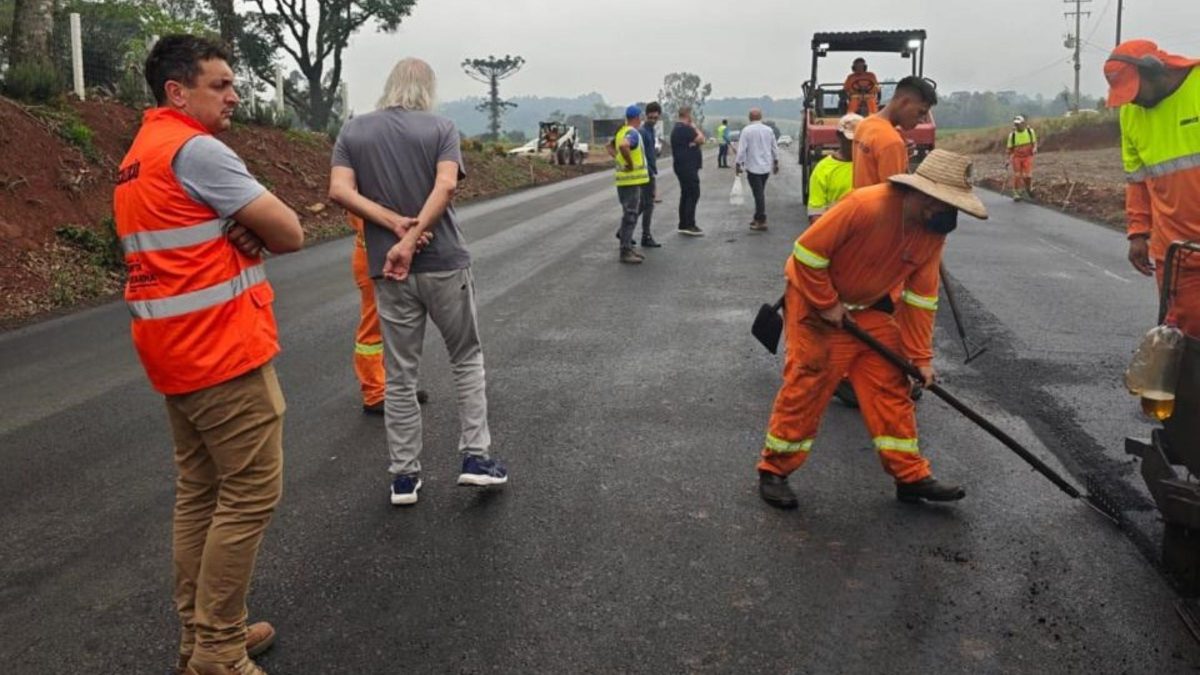 Após reclamações de motoristas, Estado vistoria obra de R$ 150 milhões na SC-283 e aponta