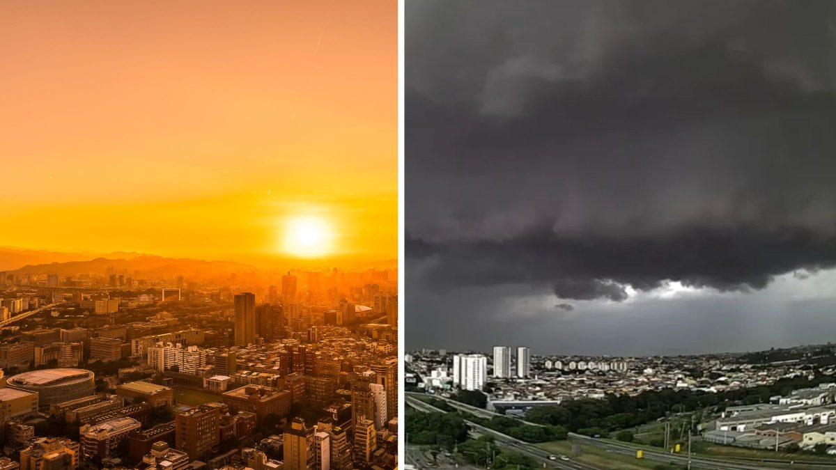 ATENÇÃO, OESTE! Calor de 35°C vira temporal de 200mm no fim de semana