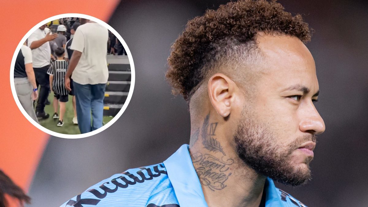Neymar entrega camisa e família de criança deixa estádio do Corinthians sob escolta da polícia - QTU Questões do Universo
