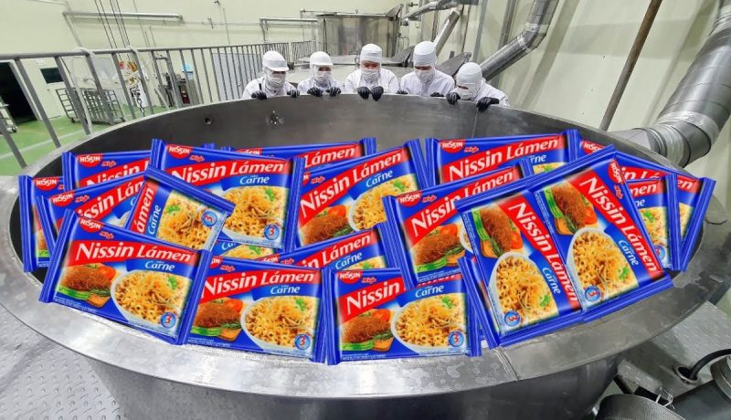 Nova fábrica da Nissin integra produção, logística e exportação em um dos maiores investimentos industriais da empresa no país - Imagem gerada por IA/ND Mais