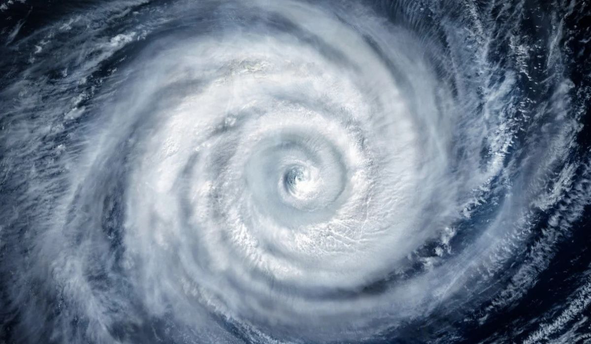 Há previsão de queda de granizo durante os temporais associados ao ciclone extratropicalFoto: Nasa/Reprodução
