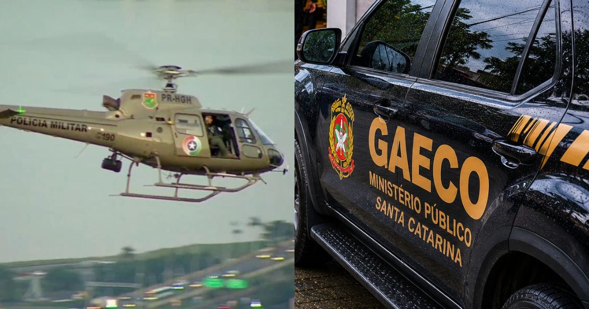 Com helicóptero e viaturas, operação em presídios e 5 cidades combate o tráfico em SC - QTU Questões do Universo